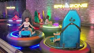 Timezone Spin Zone Bumper Cars 330mims of fun [upl. by Attenauq]