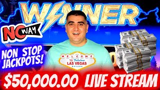 🔴50000 High Limit Live Stream Slot Play amp NON STOP HANDPAY JACKPOTS  The Power Of NG SLOT [upl. by Yasdnyl]