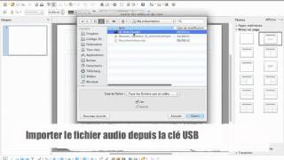 Insertion dun son dans OpenOffice LibreOffice  Audacity 44 [upl. by Cave]