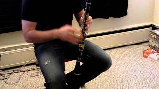 Tutorial How to bend notes on a Clarinet Glissando Gliss [upl. by Rhody]