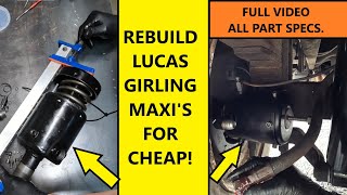 Rebuilding Lucas Girling Parking Brake Cylinders  Save Thousands [upl. by Ardeha]