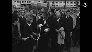 15 octobre 1968  inauguration de la première tranche du quartier de la Fontaine dOuche à Dijon [upl. by Awra]