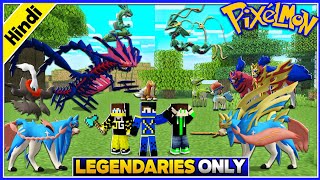 PIXELMON But LEGENDARIES Spawn EVERYWHERE And EVERY TIME [upl. by Wolsniw561]