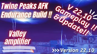 Fortnite STW Twine Peaks endurance build AFK  Valley Amp V2210 Update  Gameplay🔥🔥 [upl. by Annamaria]