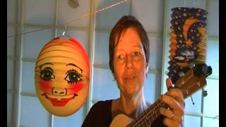 Kleine Ukulele Schule  Laterne Laterne brenn mir nicht auf [upl. by Essyla211]