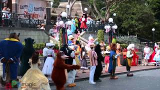 Disneylands 59th Birthday Character Celebration 2 Cameras [upl. by Salvucci411]