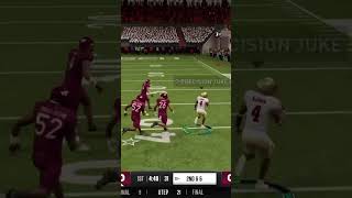 Two spin cycles vs Virginia Tech god ncaafootball [upl. by Geldens]