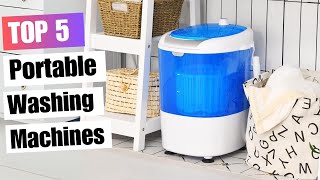 5 Best Portable Washing Machines of 2024  Compact Efficient amp Affordable [upl. by Esirahc872]