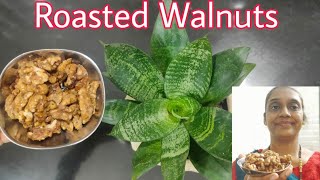 Roasted Walnuts  Honey Walnuts madhurafood1480 [upl. by Gregrory117]