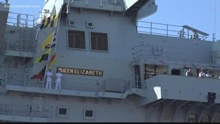 Naval Station Mayport welcomes more than 1500 British sailors [upl. by Dett818]