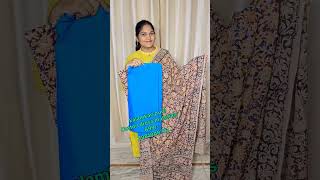 Kalamkari block print dress materials 699 only [upl. by Neehahs]