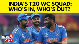 Indias T20 World Cup Squad  Rohit Sharma Captain Hardik Pandya ViceCaptain  BCCI  N18V [upl. by Eilerua]