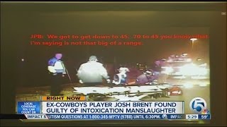 Excowboys player Josh Brent found guilty [upl. by Nylyak]