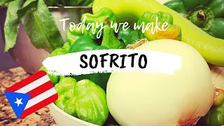 How To Make Sofrito  Sofrito De Puerto Rico Recipe [upl. by Vinia]