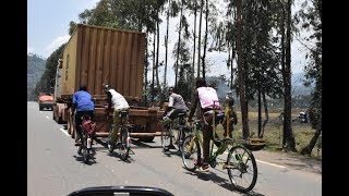 Geoffs Highway View  Ruhengeri Rwanda to Goma DRC Congo [upl. by Livvy819]