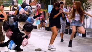 Trashman Scare Prank [upl. by Eirena]