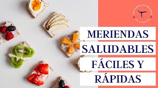 7 MERIENDAS SALUDABLES dulces y saladas QUE NO ENGORDAN [upl. by Enyalaj451]