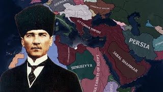 HOI4  Ottoman Empire Kemalist Way  The Great War Redux [upl. by Docia356]