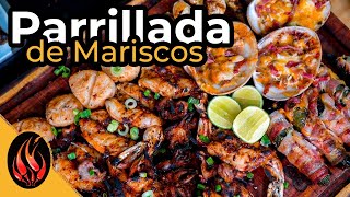 PARRILLADA de MARISCOS  TOQUE Y SAZON [upl. by Blythe102]