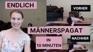 Endlich Männerspagat  Spagat lernen in 10 Minuten [upl. by Sakhuja410]