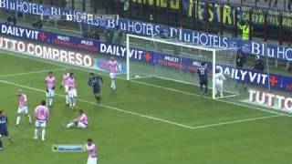 Secondo gol di Pazzini  Inter vs Palermo 32 [upl. by Royo669]