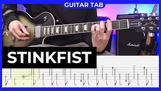 TOOL  Stinkfist  Guitar Cover with Guitar Tabs [upl. by Denby]