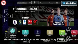 eFootball 2025 PPSSPP English Version Peter Drury Commentary New Update Kits 2025 Last Transfers [upl. by Tegirb123]