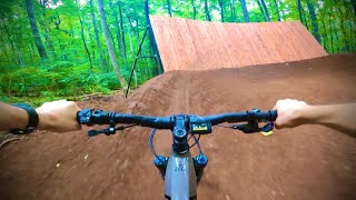 New Jump Trails in Huntsville Monte Sano State Park Mountain Biking  Barry Smith Trails [upl. by Lusar186]