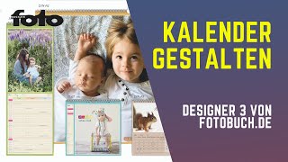 Fotokalender gestalten – mit Familienplaner  Neue Funktionen der fotobuchdeSoftware [upl. by Adnirem]