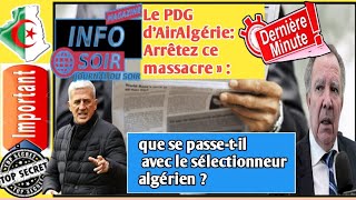 Arrêtez ce massacre »  le PDG de l’aéroport international d’Alger vivement interpellé [upl. by Nyladnarb]