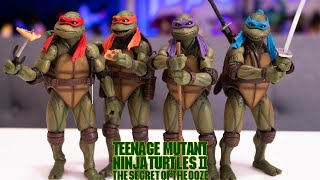 NECA TMNT 2 The Secret of the Ooze Box Set Unboxing amp Review [upl. by Iaverne633]