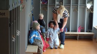 Οι παιδικοί σταθμοί στη Φινλανδία  A nursery school in Finland [upl. by Richter]