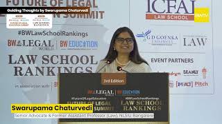 Guiding Thoughts by Swarupama Chaturvedi  BW Future of Legal Education Summit 2024 [upl. by Leggat]