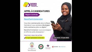 Appel à candidature à lendroit des femmes et des jeunes filles  Nana Tech Sokodé [upl. by Bor502]