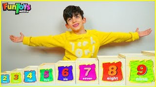 Playtime with Wooden Numbers Toys [upl. by Levenson]