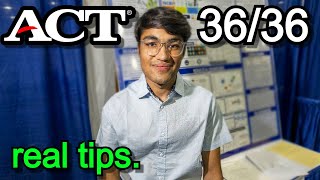 ACT Tips amp Tricks that ACTUALLY work minimal studying in 2024 [upl. by Ahsitneuq]