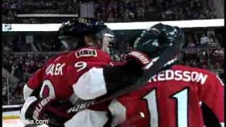 Milan Michalek Hard Earned Hat Trick [upl. by Kitrak196]