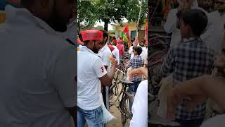 akhilesh yadav 2024 ki taiyari jaunpur 🇧🇾 🙏🙏🚲akhileshyadav jayad se jyada like and subscribe kre 🙏 [upl. by Animrac]