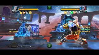 Ghost vs act 626 champion boss MCOC beta version [upl. by Odlanyar]