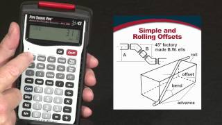 How to Calculate Simple and Rolling Offsets  Pipe Trades Pro [upl. by Marcella910]