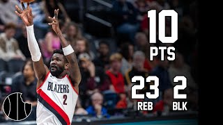 Deandre Ayton Highlights  Raptors vs Trail Blazers  30th Oct 2023 [upl. by Pack152]