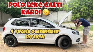 4 Years Ownership Review of Volkswagen Polo  Polo discontinued ab kya kren [upl. by Hayifas]