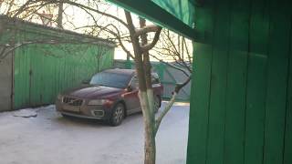 Обычный зимний запуск Volvo XC70 D5 22 градуса  Simple cold starting Volvo XC70 at 22C [upl. by Jeffcott461]