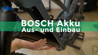 TechHilfe Bosch EBike Akku aus und einbauen [upl. by Tahp748]