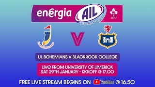 UL Bohemians v Blackrock College  All Ireland League [upl. by Shaw]