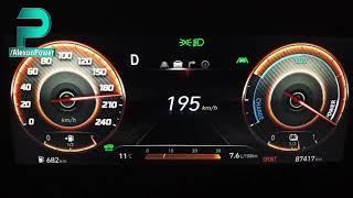 2023 Hyundai Tucson 16 Hybrid 4WD 230hp  acceleration and top speed [upl. by Murial]