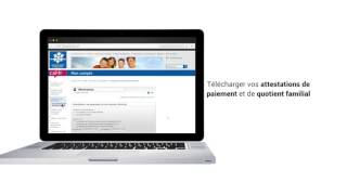 Caf 13  Utilisez votre espace quotMon Comptequot sur caffr [upl. by Julina]