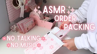 Lets pack orders✨ASMR✨ small business ASMR packing orders ASMR order packing no talking no music [upl. by Noah]