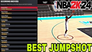 THIS IS THE BEST PURE JUMPSHOT FOR 6’5 amp UNDER BUILDS ON NBA 2K24 [upl. by Brigitte]