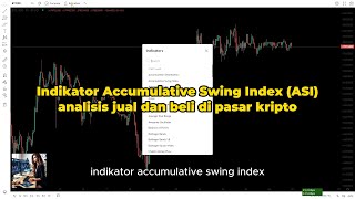 Indikator Accumulative Swing Index ASI trading crypto dan frorex Buy And Sell Indicator [upl. by Jabon990]